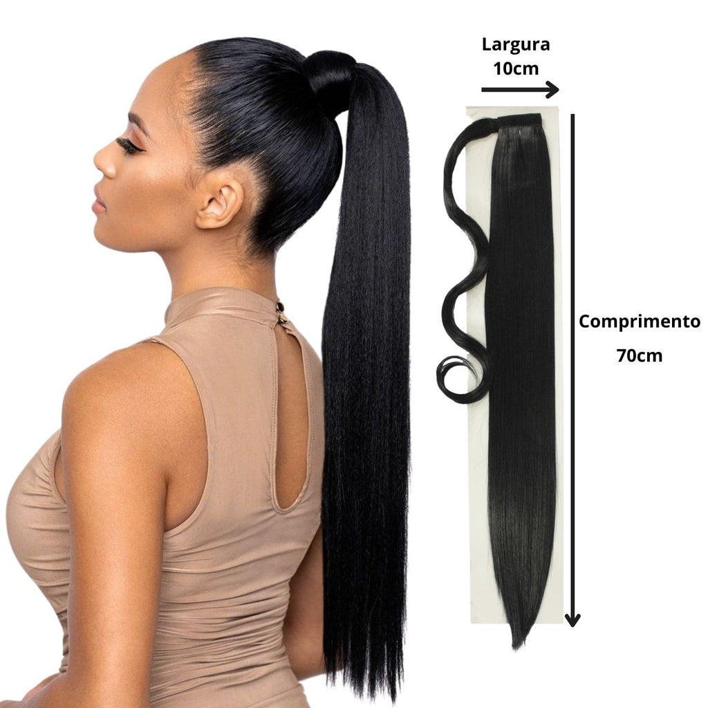 Rabo de Cavalo com Cabelo Orgânico - Brilho e Naturalidade
